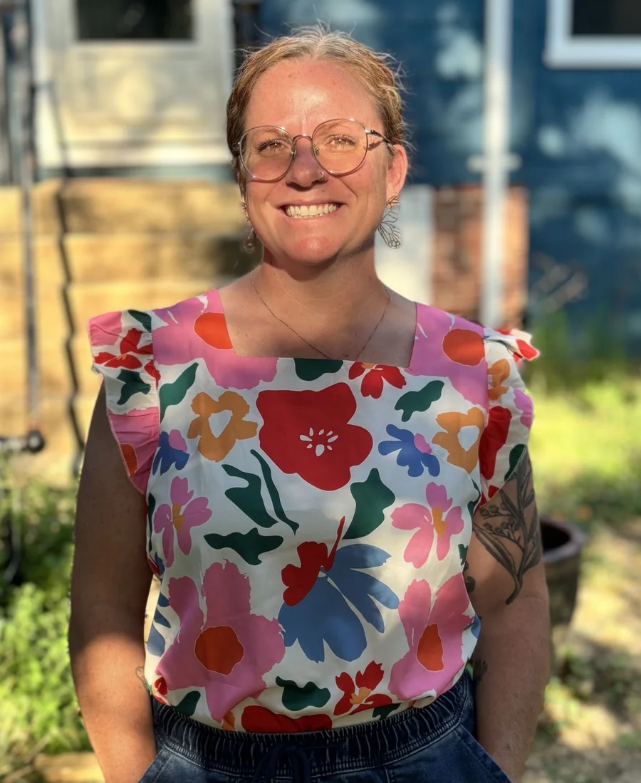 Portrait of Katy Lydon McGreevy smiling outdoors